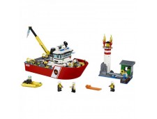 Конструктор Lego City Пожарный катер - 60109