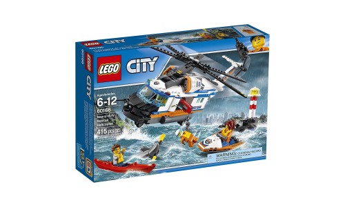Конструктор LEGO City Coast Guard 60166 Сверхмощный спасательный вертолёт
