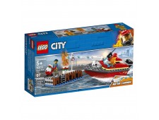 Конструктор LEGO City Пожарные: пожар в порту - 60213