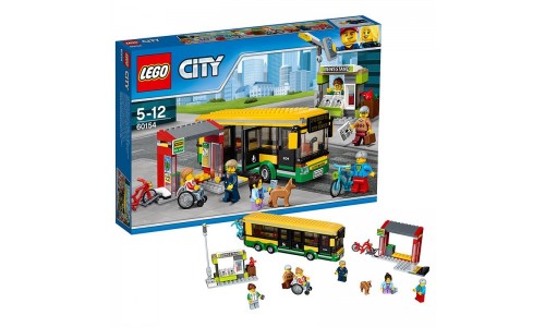 Конструктор LEGO City Town 60154 Автобусная остановка