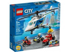 Конструктор LEGO City Погоня на полицейском вертолёте - 60243