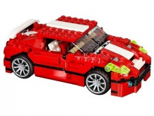 Красный мощный автомобиль - 31024