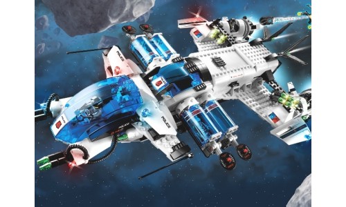 Корабль с межгалактическим двигателем 5974 Лего Космическая полиция (Lego Space Police)