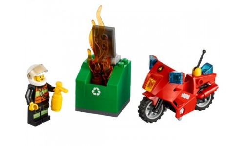 Пожарный на мотоцикле 60000 Лего Сити (Lego City)