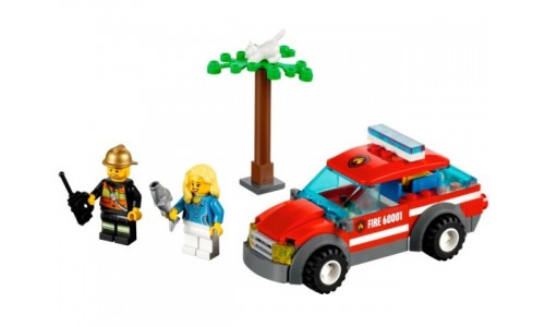 Автомобиль пожарного 60001 Лего Сити (Lego City)