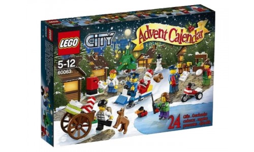 Новогодний календарь City 60063 Лего Сити (Lego City)