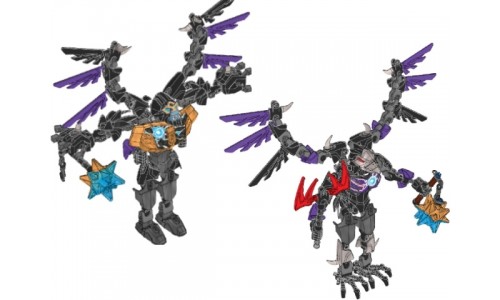 Комплект боевых фигур: Горзан+Разар 70202+70205 Лего Легенды Чимы (Lego Legends Of Chima)