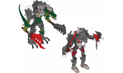 Комплект фигур: Ворриц+Краггер 70203+70204 Лего Легенды Чимы (Lego Legends Of Chima)