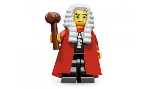 Минифигурки 9-й выпуск - Судья 71000-10 Лего Минифигурки (Lego Minifigures)