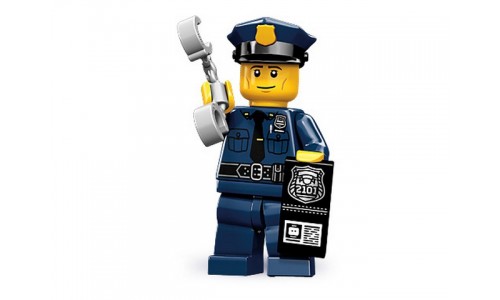 Минифигурки 9-й выпуск - Полицейский 71000-6 Лего Минифигурки (Lego Minifigures)