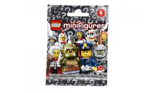Минифигурка 9-й выпуск (неизвестная, 1 из 16 возможных) 71000 Лего Минифигурки (Lego Minifigures)