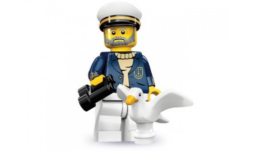 Минифигурки 10-й выпуск - Морской капитан 71001-10 Лего Минифигурки (Lego Minifigures)
