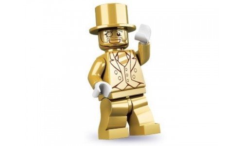 Минифигурки 10-й выпуск - Мистер Голд 71001-19 Лего Минифигурки (Lego Minifigures)