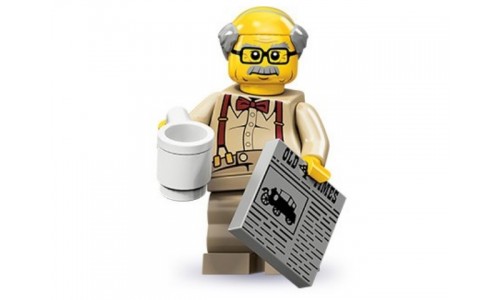 Минифигурки 10-й выпуск - Дедушка 71001-8 Лего Минифигурки (Lego Minifigures)