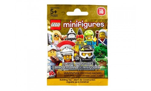 Минифигурка 10-й выпуск (неизвестная, 1 из 16 возможных) 71001 Лего Минифигурки (Lego Minifigures)