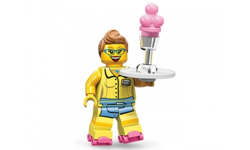 Минифигурки 11-й выпуск - Официантка 71002-15 Лего Минифигурки (Lego Minifigures)