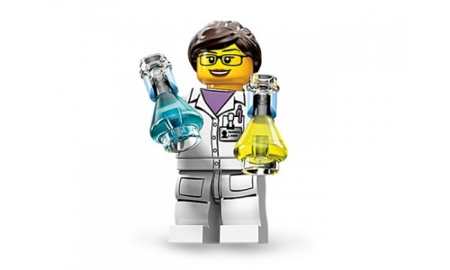 Минифигурки 11-й выпуск - Лаборантка 71002-16 Лего Минифигурки (Lego Minifigures)
