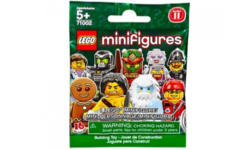 Минифигурка 11-й выпуск (неизвестная, 1 из 16 возможных) 71002 Лего Минифигурки (Lego Minifigures)