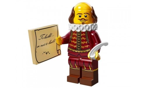 Минифигурки Лего Фильм - Уильям Шекспир 71004-8 Лего Минифигурки (Lego Minifigures)