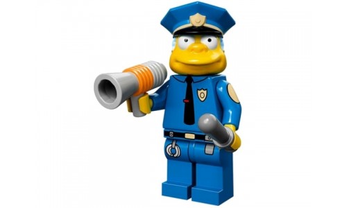 Минифигурки Симпсоны - Шеф полиции (Клэнси Виггам) 71005-15 Лего Минифигурки (Lego Minifigures)