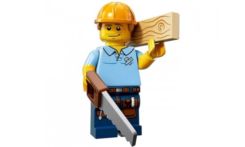 Минифигурки 13-й выпуск - Плотник 71008-9 Лего Минифигурки (Lego Minifigures)
