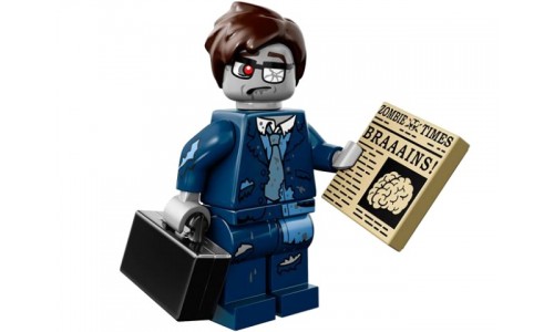 Минифигурки 14-й выпуск - Бизнесмен-зомби 71010-13 Лего Минифигурки (Lego Minifigures)
