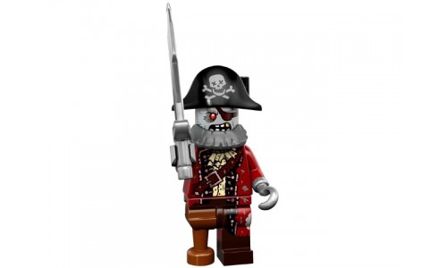 Минифигурки 14-й выпуск - Пират-зомби 71010-2 Лего Минифигурки (Lego Minifigures)