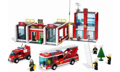 Пожарное депо 7208 Лего Сити (Lego City)