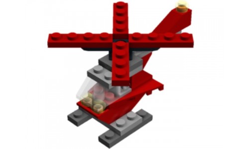 Красный вертолёт 7222 Лего Креатор (Lego Creator)