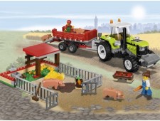 Свиноферма и трактор - 7684