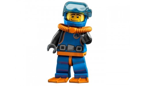 Минифигурки 1-й выпуск - Дайвер 8683-15 Лего Минифигурки (Lego Minifigures)