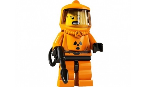 Минифигурки 4-й выпуск - Ликвидатор в защитном костюме 8804-13 Лего Минифигурки (Lego Minifigures)