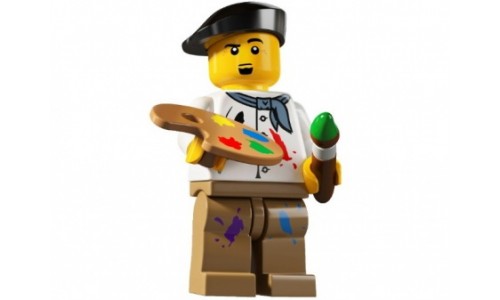 Минифигурки 4-й выпуск - Художник 8804-14 Лего Минифигурки (Lego Minifigures)