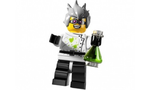 Минифигурки 4-й выпуск - Сумасшедший ученый 8804-16 Лего Минифигурки (Lego Minifigures)