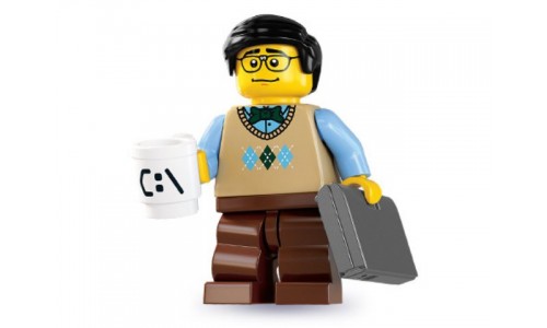 Минифигурки 7-й выпуск - Компьютерный программист 8831-12 Лего Минифигурки (Lego Minifigures)