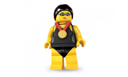 Минифигурки 7-й выпуск - Чемпионка по плаванию 8831-1 Лего Минифигурки (Lego Minifigures)