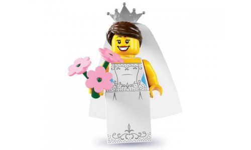 Минифигурки 7-й выпуск - Невеста 8831-4 Лего Минифигурки (Lego Minifigures)