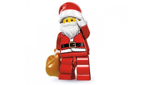 Минифигурки 8-й выпуск - Санта 8833-10 Лего Минифигурки (Lego Minifigures)