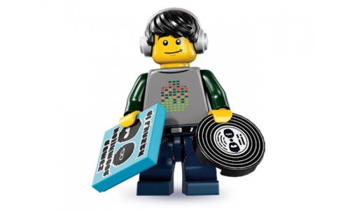 Минифигурки 8-й выпуск - Диджей 8833-12 Лего Минифигурки (Lego Minifigures)