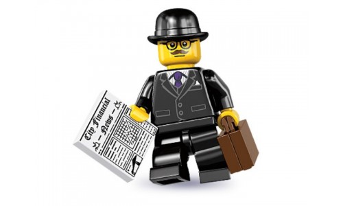 Минифигурки 8-й выпуск - Бизнесмен 8833-8 Лего Минифигурки (Lego Minifigures)
