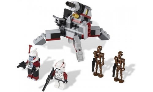 Боевой комплект Elite Clone Trooper и Commander Droid 9488 Лего Звездные войны (Lego Star Wars)