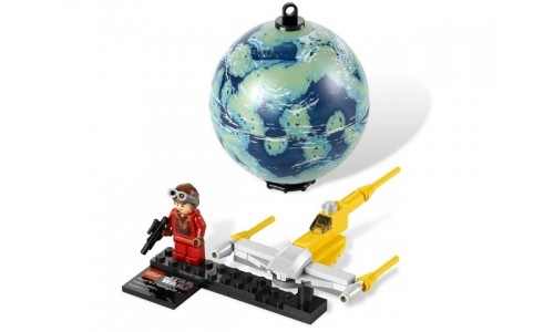 Истребитель Набу и планета Набу 9674 Лего Звездные войны (Lego Star Wars)