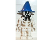 Skeleton with Standard Skull, Blue Wizard Hat, Bandana - gen005