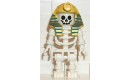 Skeleton with Standard Skull, Yellow Mummy Headdress with Pattern