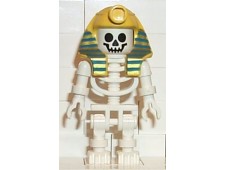 Skeleton with Standard Skull, Yellow Mummy Headdress with Pattern - gen006