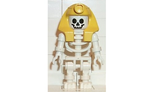 Skeleton with Standard Skull, Yellow Mummy Headdress gen008
