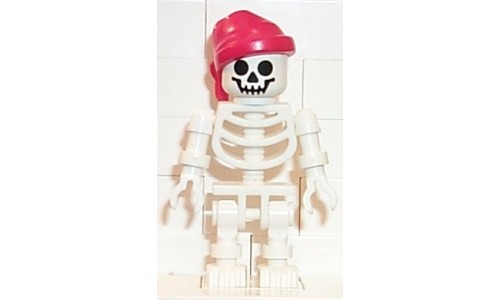 Skeleton with Standard Skull, Red Bandana gen010