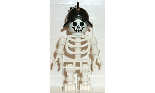 Skeleton with Standard Skull, Black Conquistador Helmet gen011