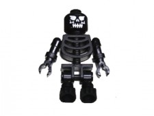Skeleton Black with Evil Skull - gen013
