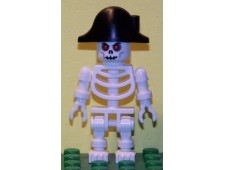 Skeleton with Fantasy Era Skull, Bicorne Hat - gen026